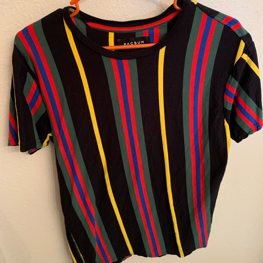 Colorful striped t shirt from PAC Sun